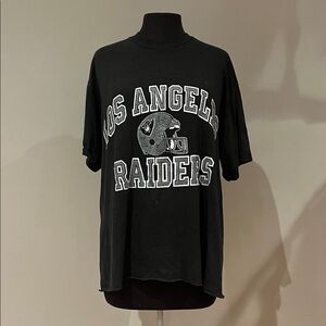 VTG Los Angeles Raiders dark grey tee